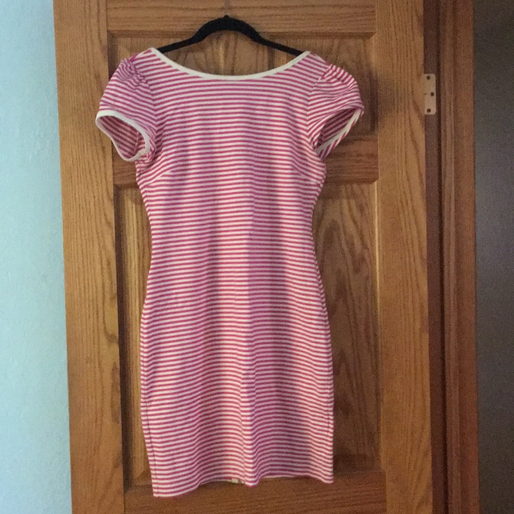 Juicy Couture Pink & White Cream Large Dress